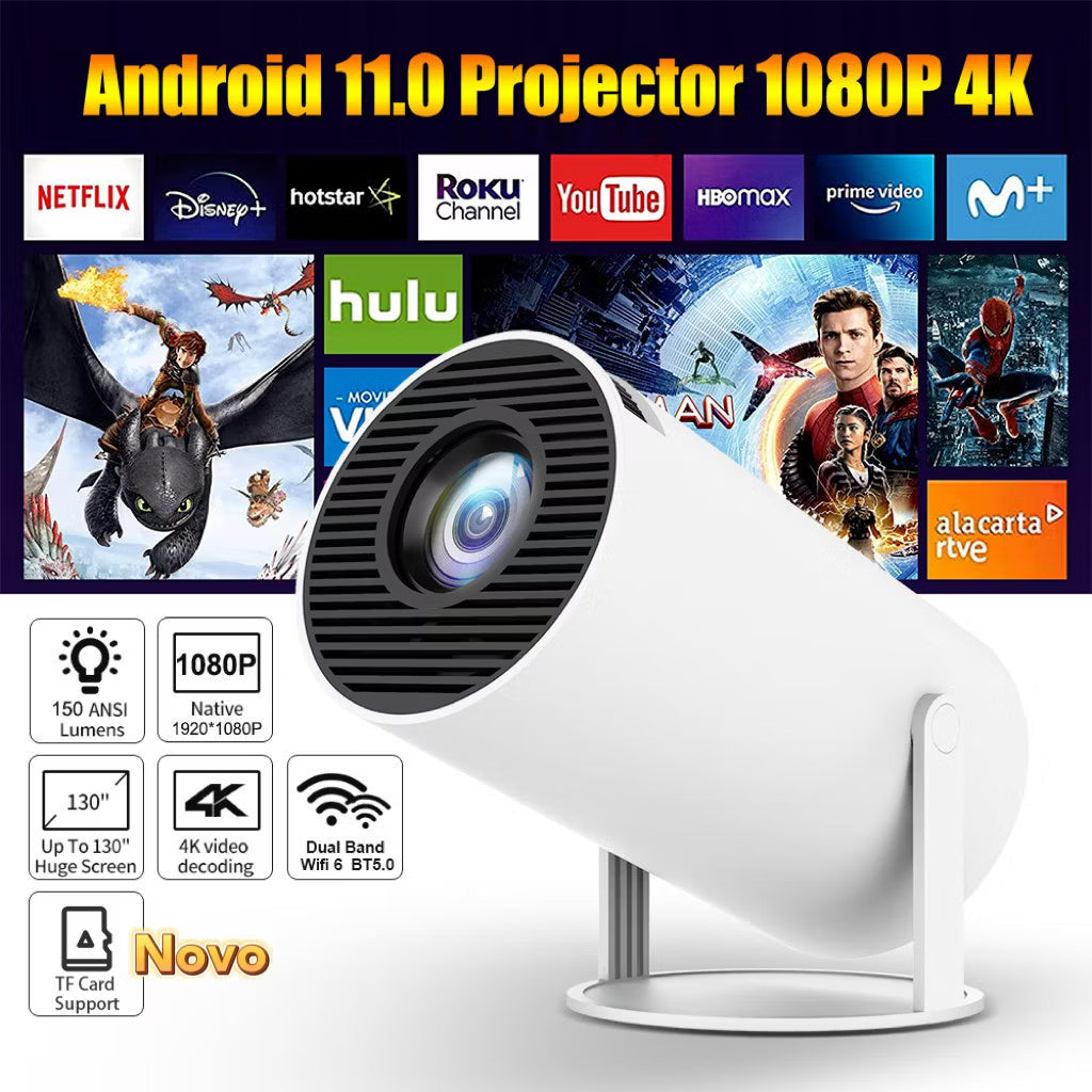 Transforma Tu Casa en un Cine y Arcade Gamer 🎮📽️ | Proyector Android con Juegos Integrados y Envío Gratis en Colombia P40