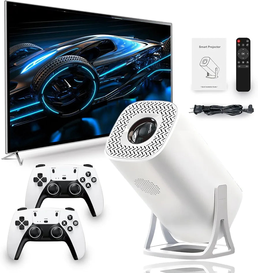 Transforma Tu Casa en un Cine y Arcade Gamer 🎮📽️ | Proyector Android con Juegos Integrados y Envío Gratis en Colombia P40