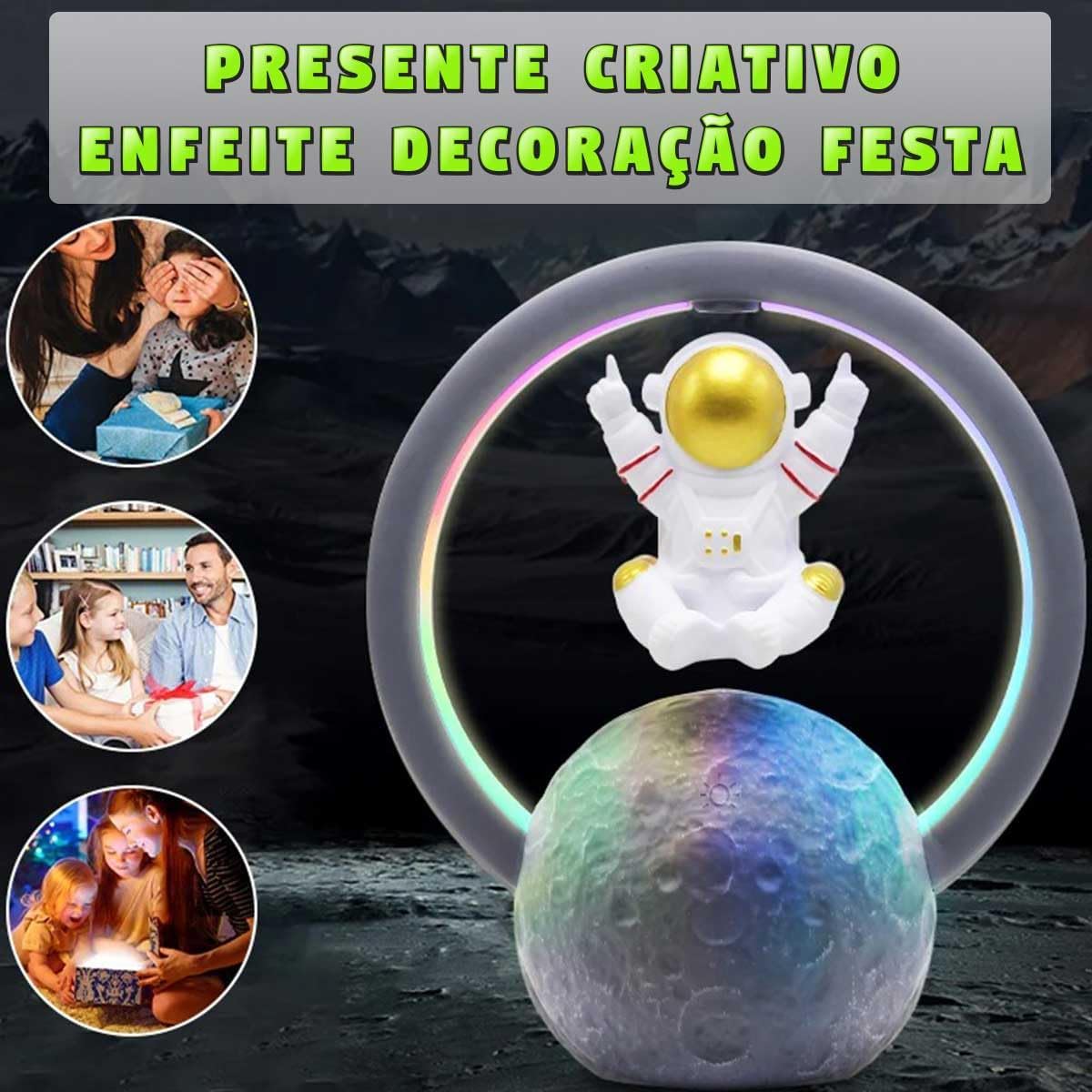 🚀🔊 Lleva la Música a Otro Nivel | Parlante Astronauta Magnético con Sonido Potente y Diseño Futurista en Colombia