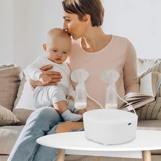 🍼 Extractor De Leche Materna Doble Eléctrico — Más Comodidad Para Mamá y Más Tiempo Para Tu Bebé